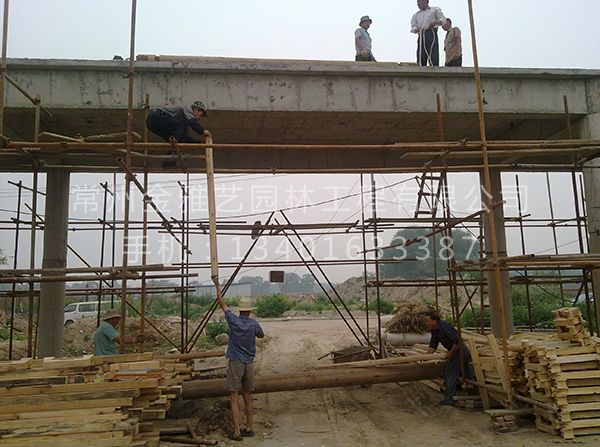 蒼龍街大牌樓施工現(xiàn)場(chǎng) (1)